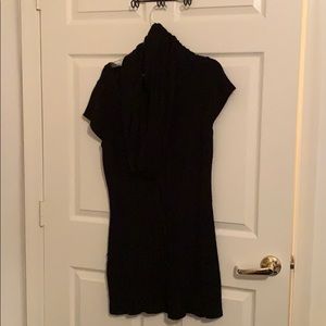 Black sweater dress